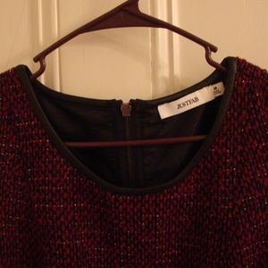 JustFab Boucle Shift Dress